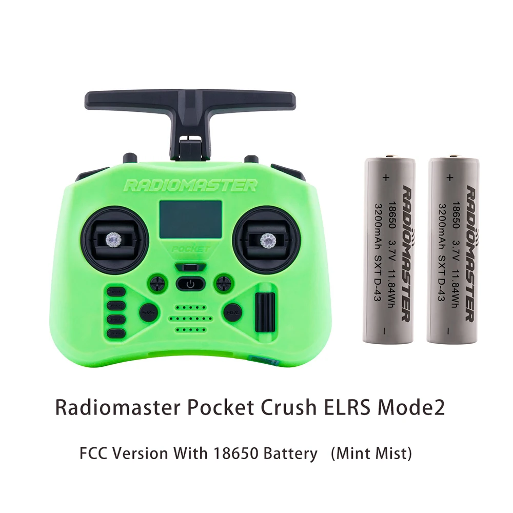 Radiomaster Pocket Crush 2,4 GHz ELRS Hall Gimbal-zender Afstandsbediening Draagbare lichtgewicht opvouwbare antenne