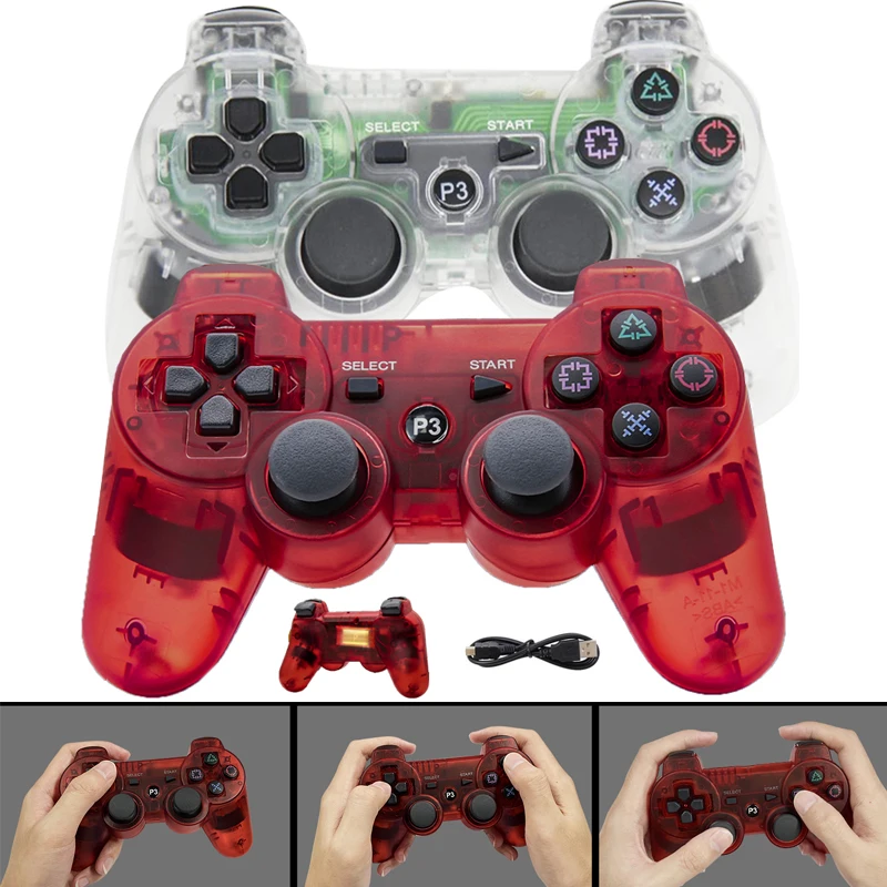 

Controller For Sony PS3,PC 6 Axis Gyro Joystick Dual Vibration Wireless Gamepad For Playstation 3 Bluetooth Joy Pad