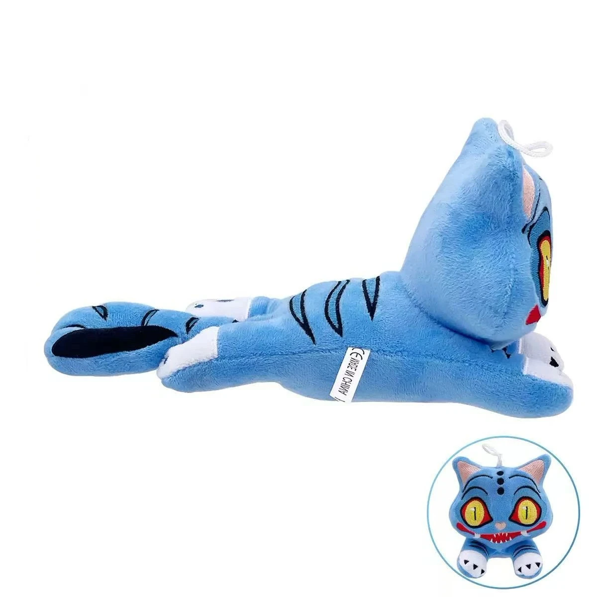 

Новый # Аниме Kpop Охотники на демонов Плюшевая милая фиолетовая тигровая черная шляпа Сорока с 3-мя глазами Monster Hunt Girl Group Кукла для фанатов Подарки