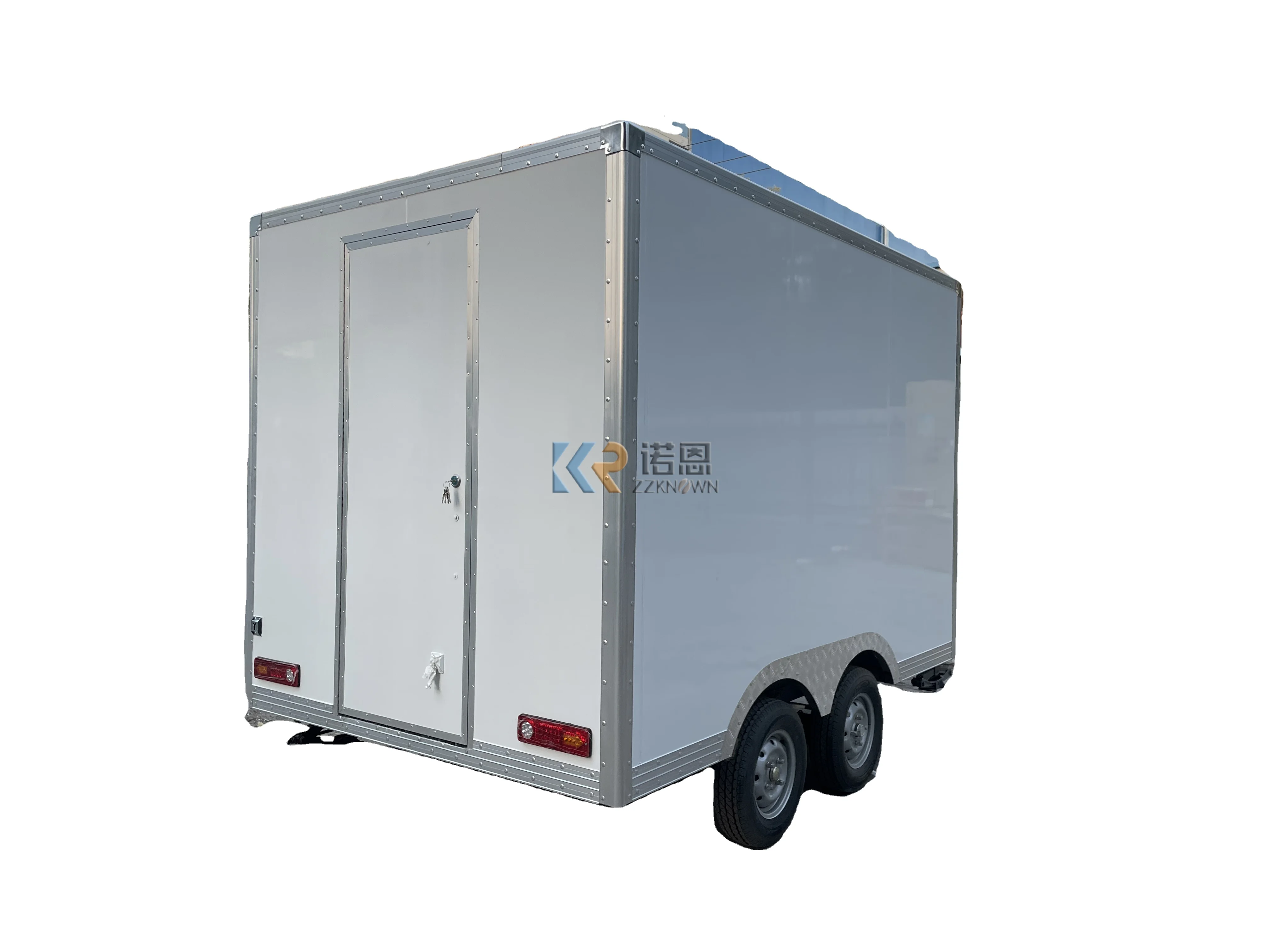 2023 OEM 3m Square Model Snack Food Trailer Coffee Ice Cream Food Cart Vending Kiosk Street Mobile Food Truck for Sale