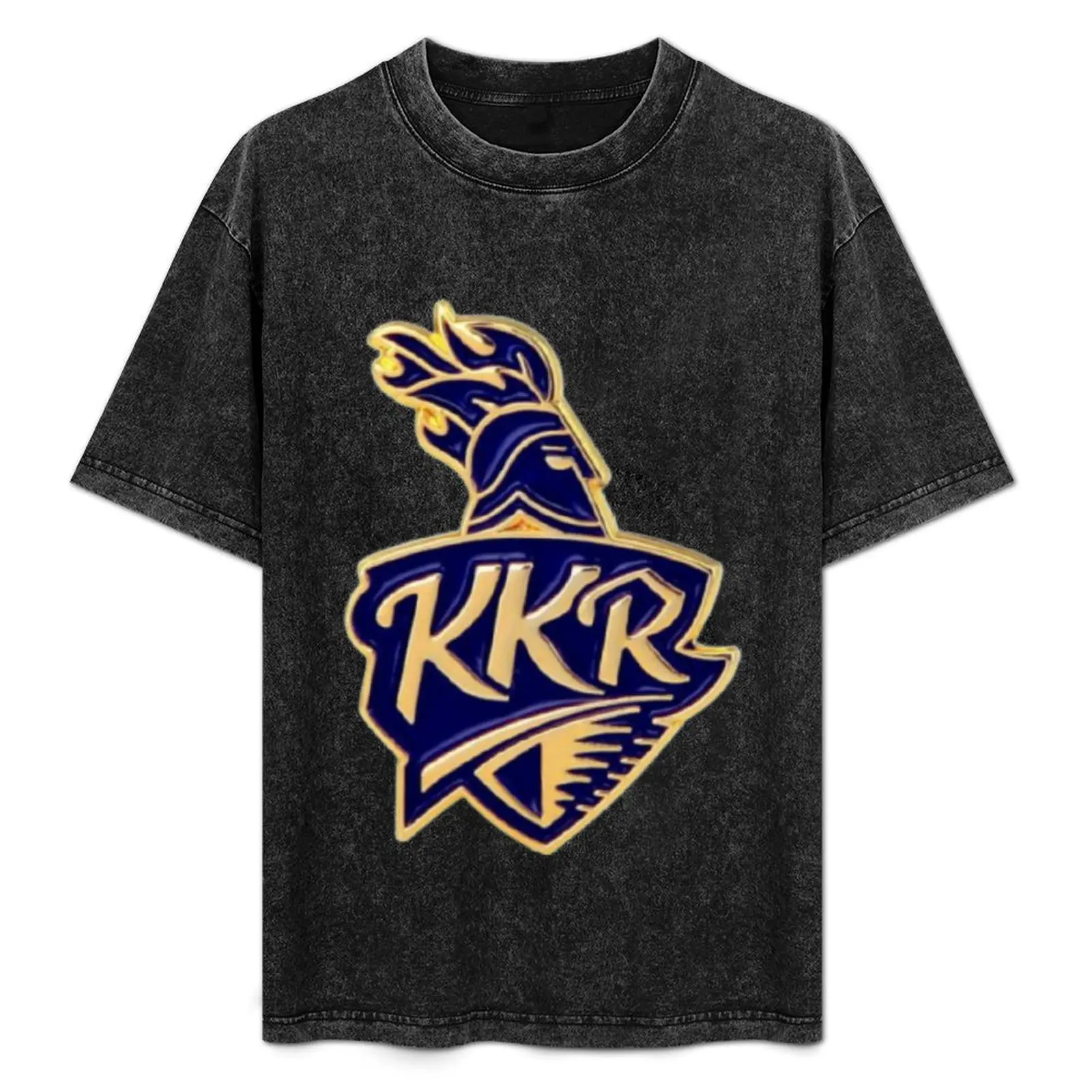 تي شيرت KKR CrICKET TEAM تي شيرت رجالي برسوم جرافيك تي شيرت رجالي قطني