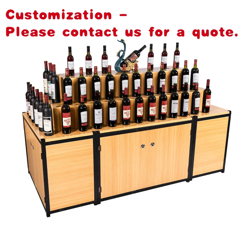 custom.Good Price Heavy Duty Grocery Store Retail Wine Display Stand Racks Shelving Supermarket Shelf Sale