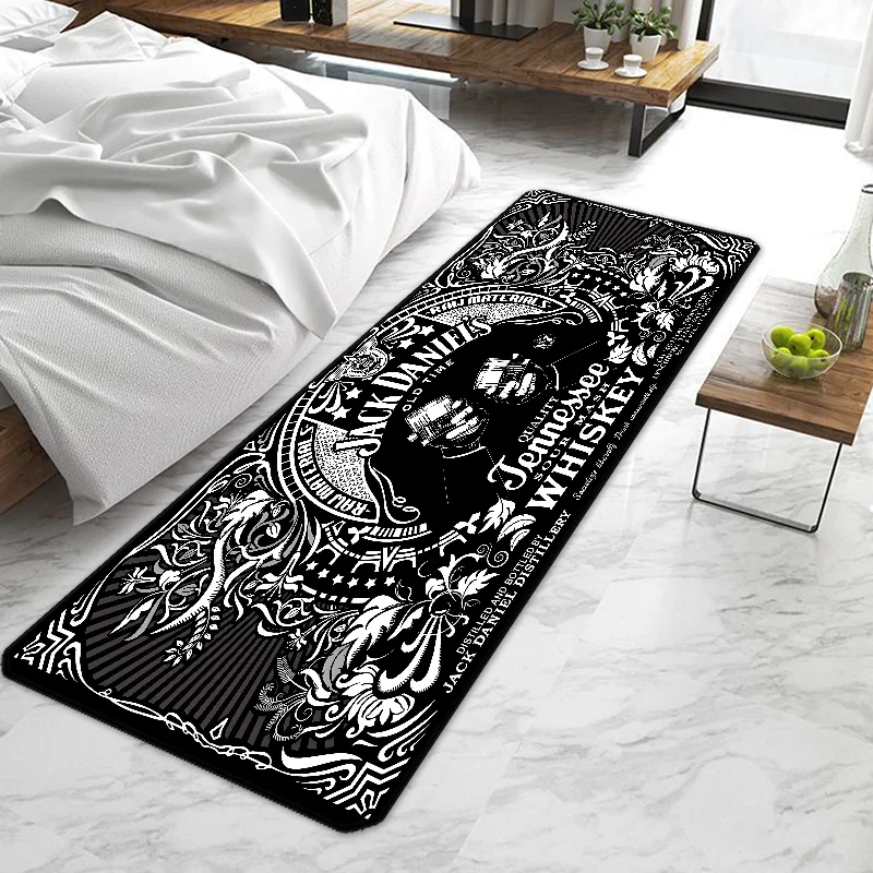 J-JACK-Felpudo de entrada, alfombra antideslizante lavable para cocina, sala de estar, pasillo, Baño