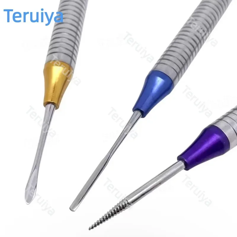 Premium Flexible Dental Periotome Extraction Kit, Titanium Tip Minimally Invasive Periodontal Elevator for Atraumatic Tooth Ex