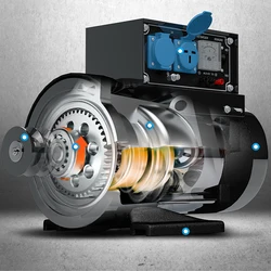 3kw/10kw小型ディーゼルエンジンセット単相シングルエンジン発電機ガソリン発電機すべて銅モーター