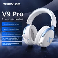 MCHOSE V9 pro E-Sports Auriculares con micrófono Tri-Mode Gaming USB inalámbrico 7.1 canales sonido envolvente auriculares de audio portátiles