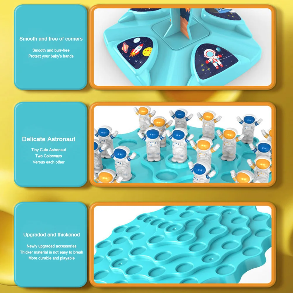 Astronaut Balance Game Parent-Child Interaction Educational Balance Tree  Desktop Astronaut Puzzle Balance  for Kids