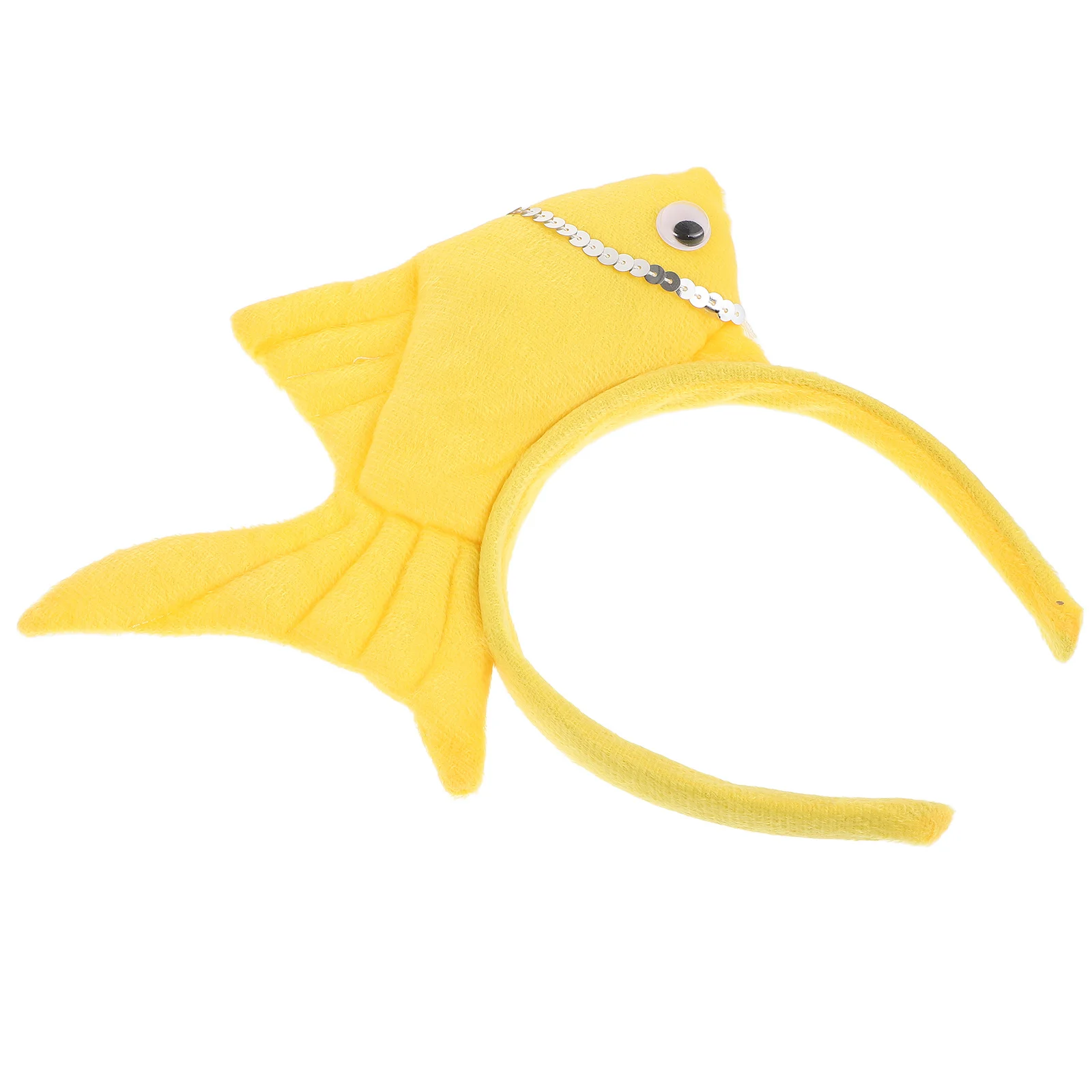 غطاء رأس على شكل سمكة ذهبية للأطفال مصنوع من مادة سميكة وآمنة على شكل حيوانات لحفلات الهالوين وأعياد الميلاد والمناسبات والمهرجانات للجنسين