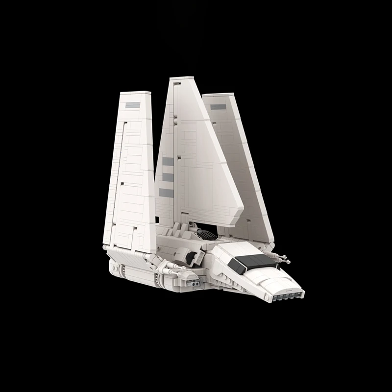 1213pcs MOC Imperial Lambda Class Shuttle Star Battle UCS Model Building Blocks Shelf Decor, Home Decor For Boys Christmas Gift - view 5