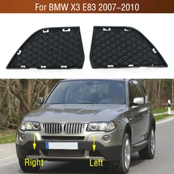 For BMW X3 E83 2007 2008 2009 2010 Car Front Bumper Lower Grille Trim Cover Lid Cap 51113416205 51113416206