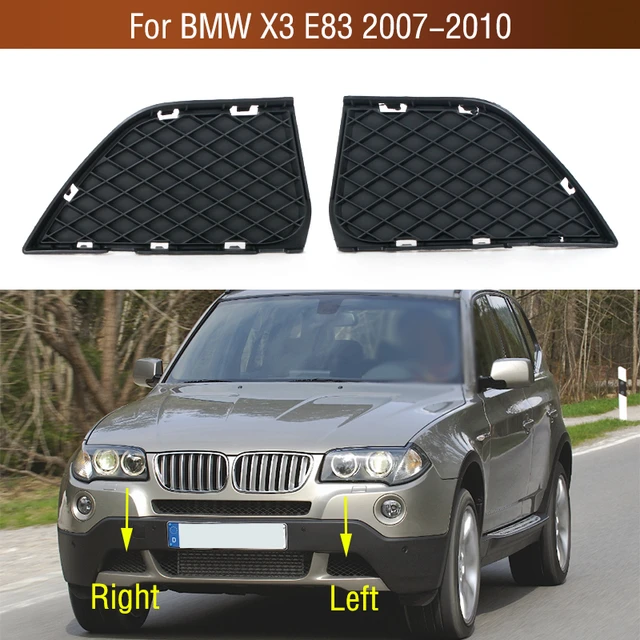 BMW x3 e83 2007 2008 2009 2010用フロントバンパー,車のフロントバンパー,ブレードカバー,キャップ - AliExpress