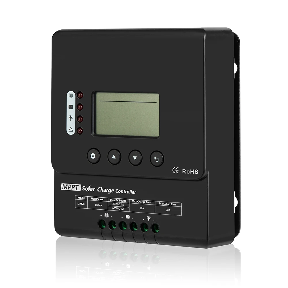 

Solar Energia Controlador MPPT 12V 24V 48V Charge Controller 20A 30A 40A 50A 60A Oplader Regler