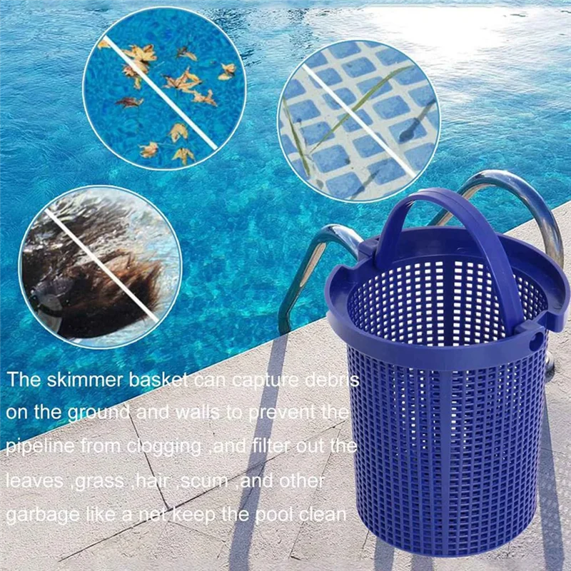 

2525+ Pool Strainer Basket Replacement for -Glass II,Maxi-Glass II,Dyna-Glas ,2 Pack Pool Skimmer Strainer Baskets