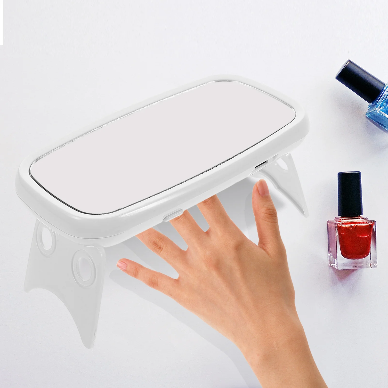 1 set 1 set roze led-nagellamp voor gellak Sneldrogend manicurelicht Compact tafelblad nageldroger Salonkwaliteit thuis