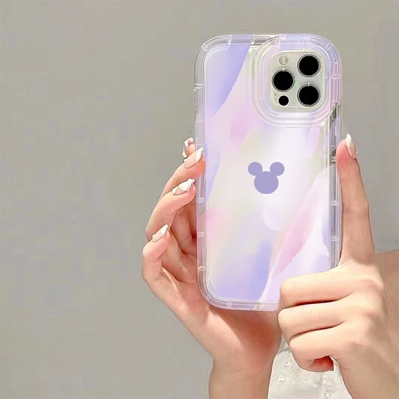 Bunte Mickey Minnie Handyhülle für Xiaomi Redmi Note 13 12 Pro Plus 5G 4G 12S 11 11S 10 10S 9 9S 8 Pro 12C 10C Klare Abdeckung