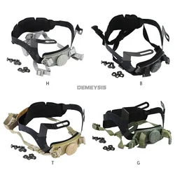 Tactical Fast Helmet Adjustable Strap Hunting Wargame Helmet Inner Locking Strap System Sports Helmets Accessories