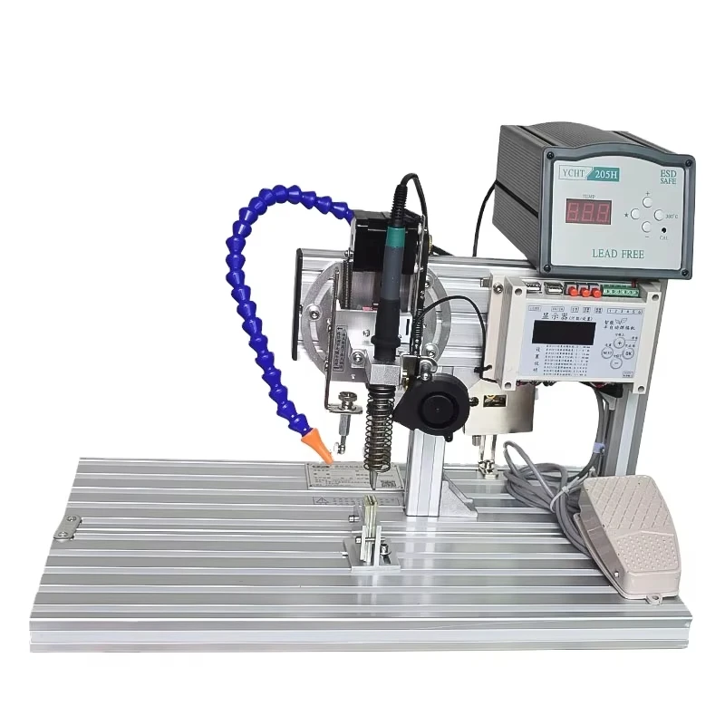 200W Intelligent Semi-automatic Soldering Machine BORX-003 USB Switch Foot Operated Spot Welding Machine view 5