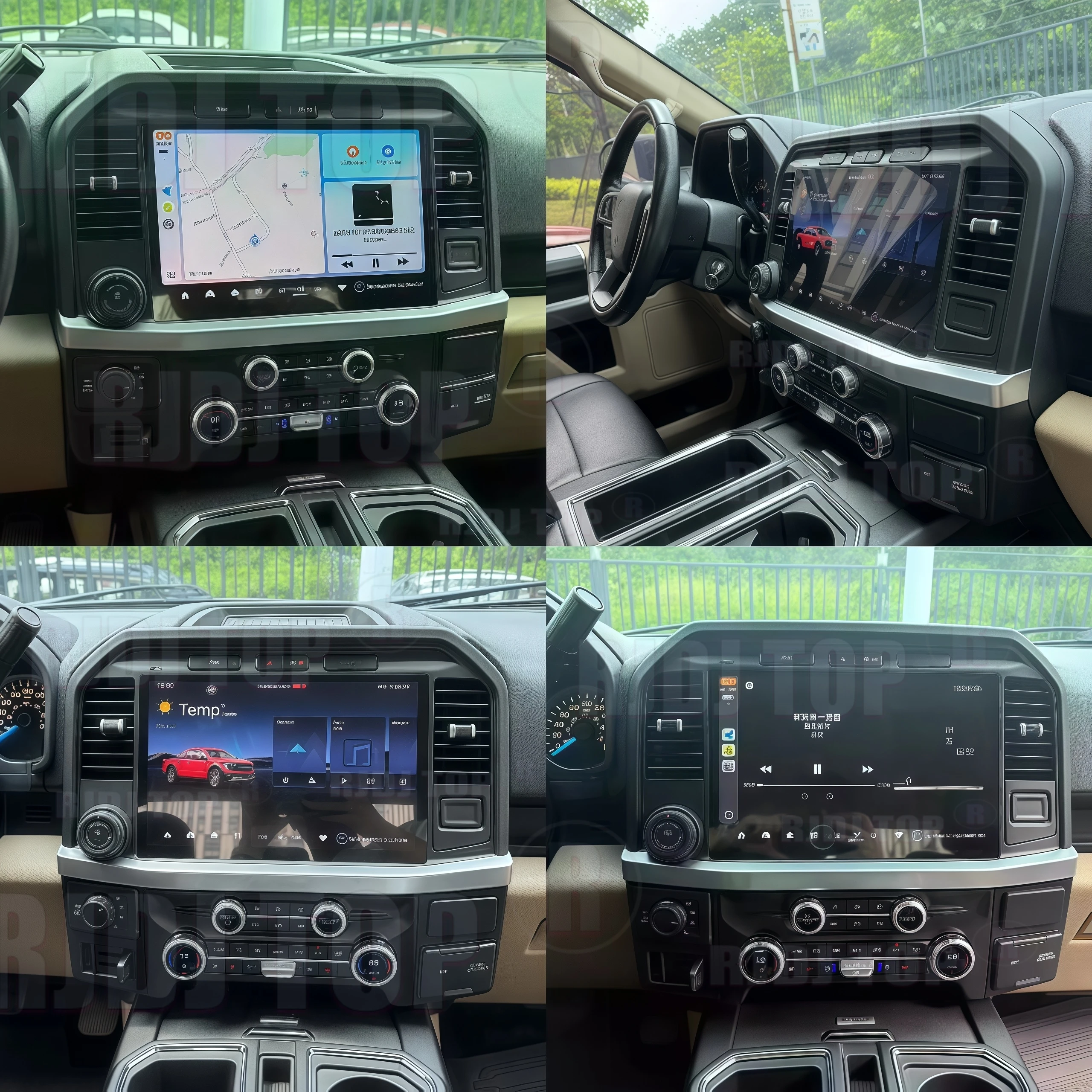 256GB أندرويد 13 راديو السيارة ستيريو لسيارة فورد F150 2015 - 2023 2024 CarPlay اللاسلكية وأندرويد السيارات 13.3 "شاشة مشغل وسائط متعددة #2