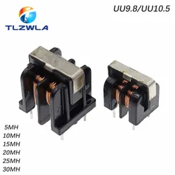 5PCS UU9.8 UF10.5 Common Mode Choke Inductor 10mH 20mH 30mH 40mH 50mH For Filter Pitch