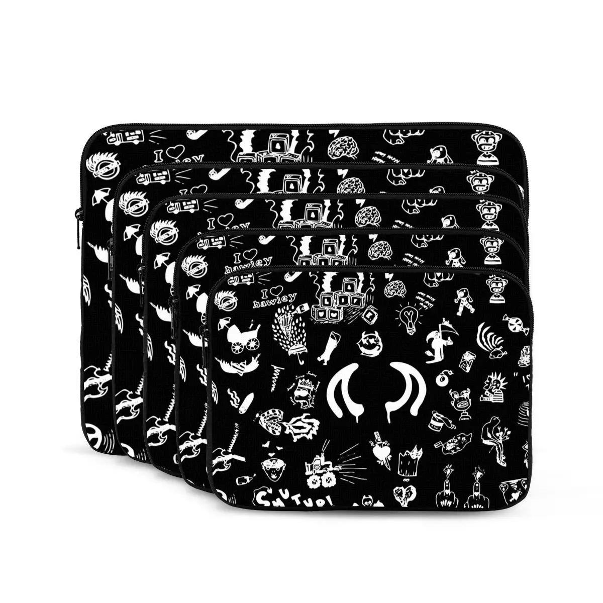 Yungblud Drawings Tattoo Sheet Notebook Laptop Bag Case Pouch 10 12 13 15 17 Inch For Macbook Air Pro Tablet Shockproof Case Bag