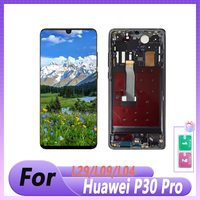 Super Quality For Huawei P30 Pro LCD Display Touch Screen Digitizer For P30 Pro L09 L29 LCD  Assembly Replacement with Frame