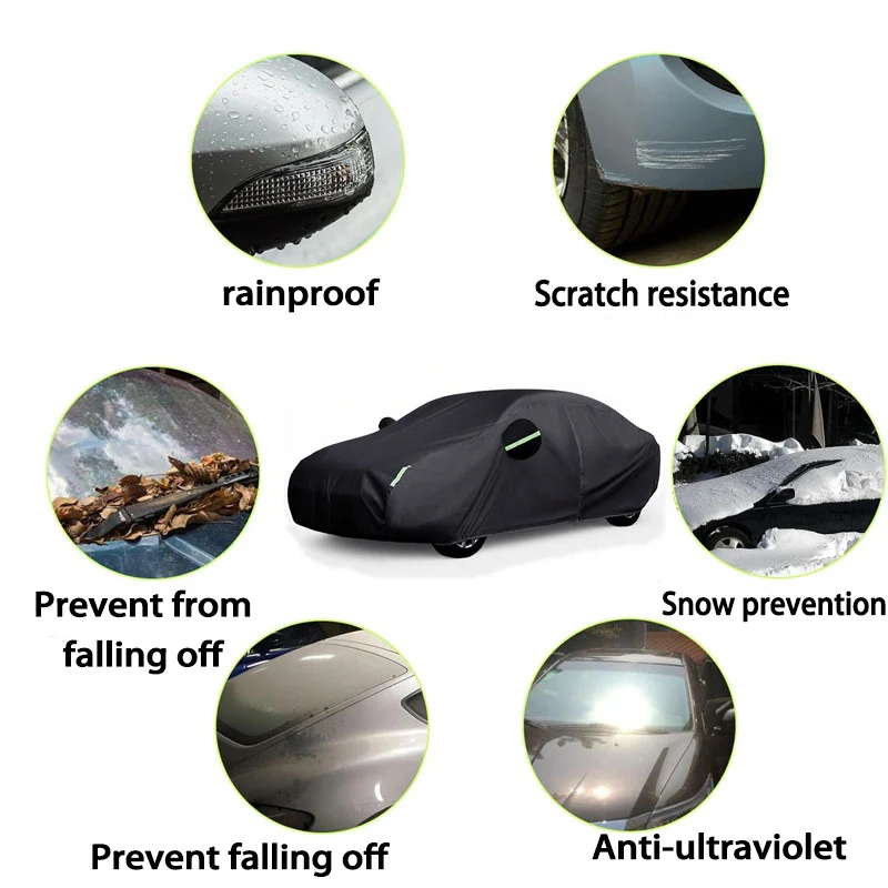 Per Aion IX Cover Coperture completamente nere Protezione solare impermeabile antipolvere resistente ai graffi UV