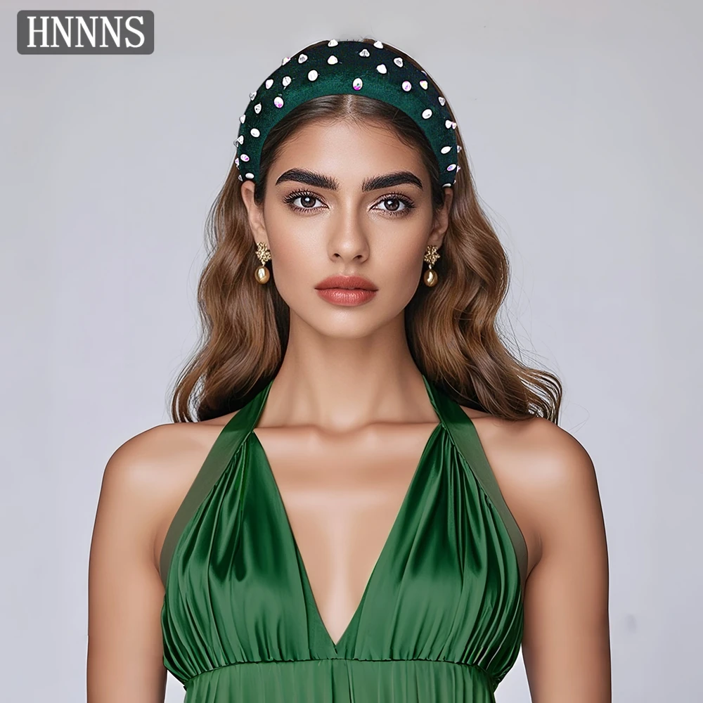 

TOPQUEEN Elegant Bridal Wedding Headbands Handmade With Rhinestones Fashionable Women Banquet Dance Hair Accessories YXA247