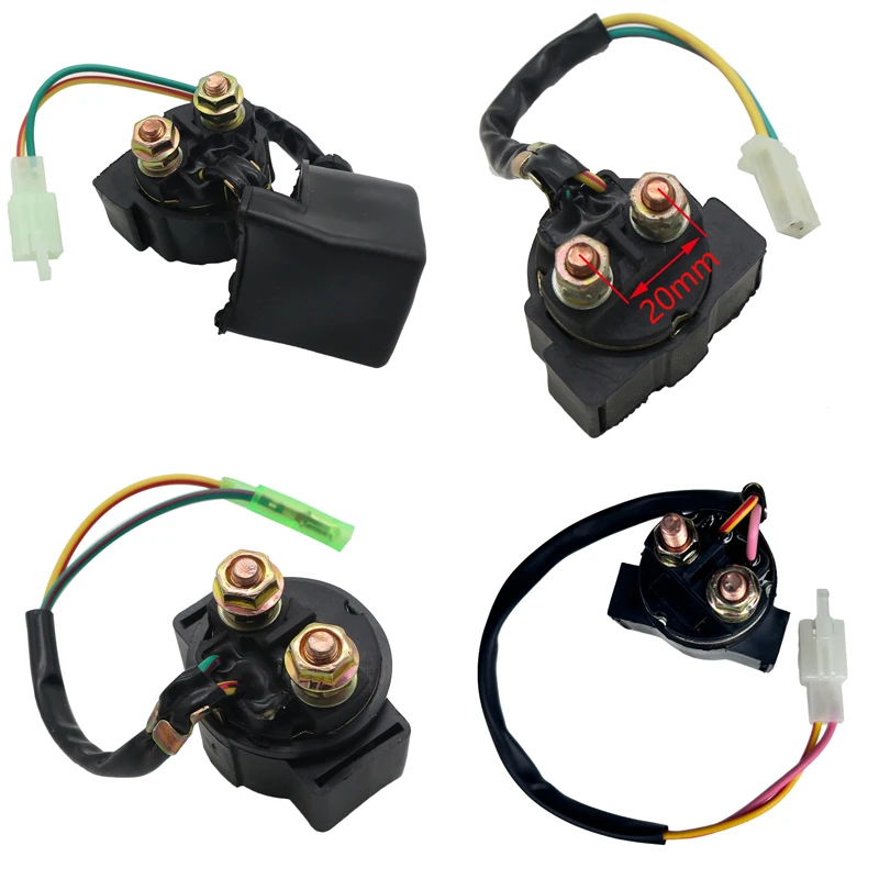 

Motorcycle Starter Relay Of Starting Motor for Honda Lifan Dayang Haojue CG125 CBT125 FXD125 GY6125 JH70 Electirc Magneto Switch