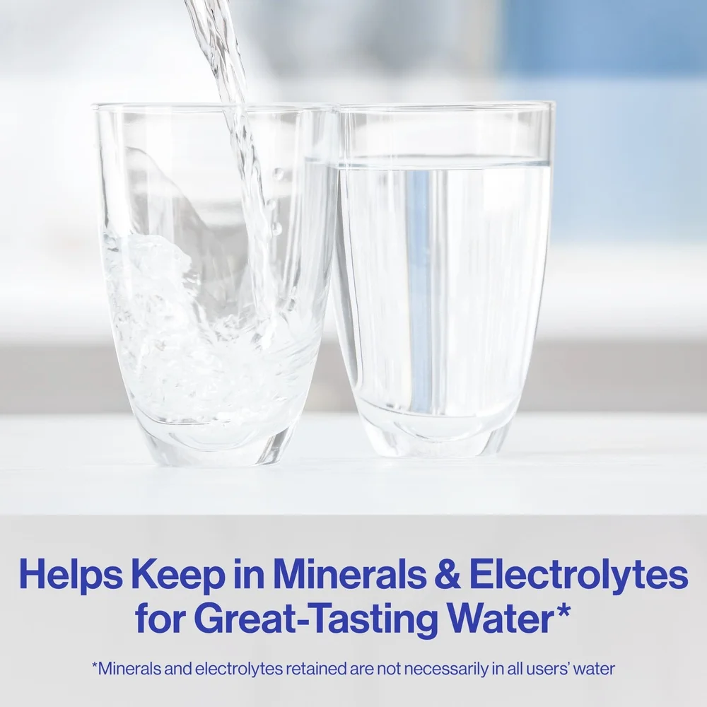 إبريق فلتر مياه كبير سعة 10 أكواب مع تقنية أساسية كربونية متقدمة يقلل من ملوثات الرصاص لرائحة الكلور ومقبض سهل الصب