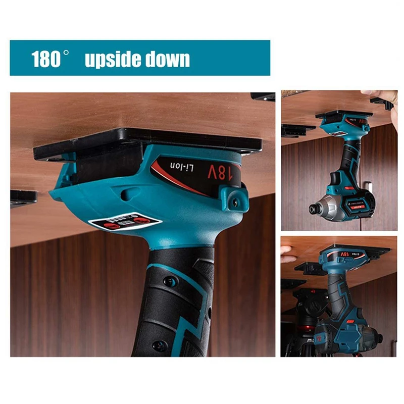 For Makita/Bosch 18VBattery Storage Holder Power Tool 18V Battery Wall Mount Bracket Cordless Drill Battery Holder Electric Tool