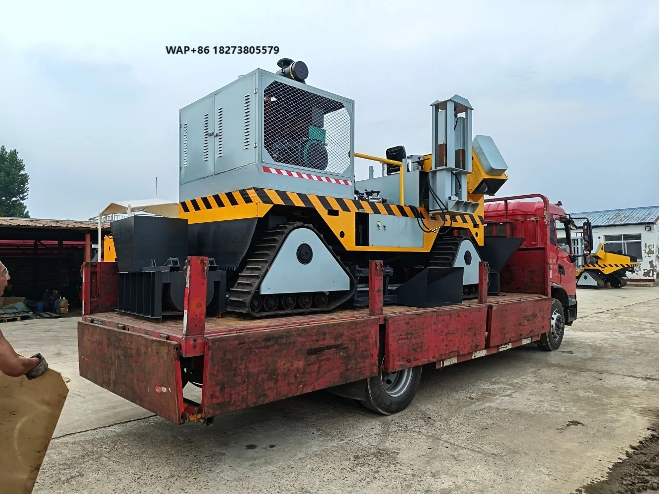 Concrete Curb Slipform Machine Low Noise Road Kerb Forming Paver for Urban