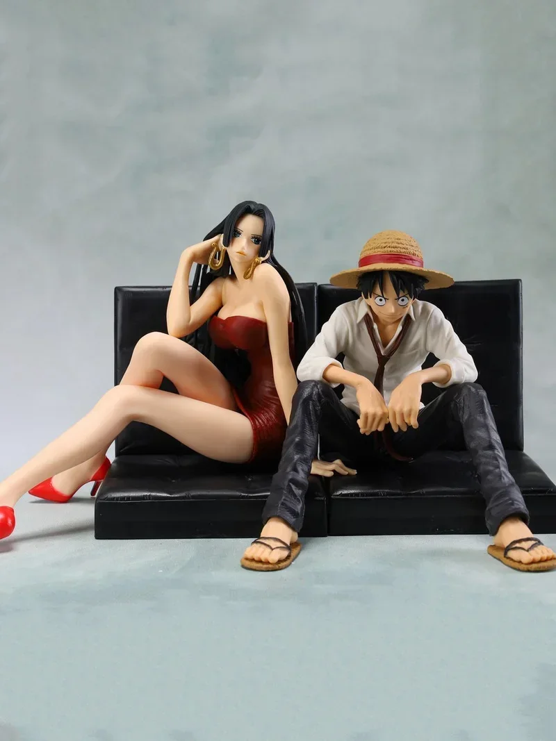 In Stock Bandai One Piece Banpresto Monkey D. Luffy Boa Hancock Model Toys Yamashita Manabu Gifts For BF And GF