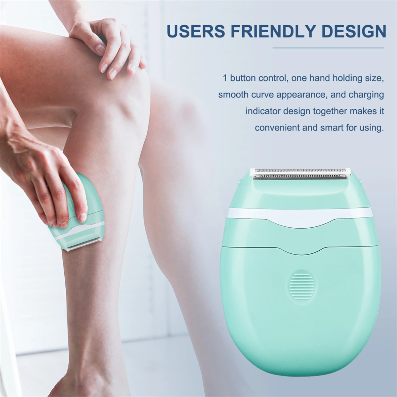 เครื่องเล็มขนไฟฟ้าสําหรับผู้หญิงที่มีประสิทธิภาพ พกพาสะดวก และมีประสิทธิภาพเพื่อเพิ่มความงามของผู้หญิง - เครื่องมือกําจัดขนที่อ่อนโยนสําหรับ