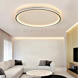 Lampadario a soffitto a LED Nordico Plafoniere rotonde semplici Soggiorno Sala da pranzo Camera da letto Corridoio Casa Lampade nordiche per interni Illuminazione