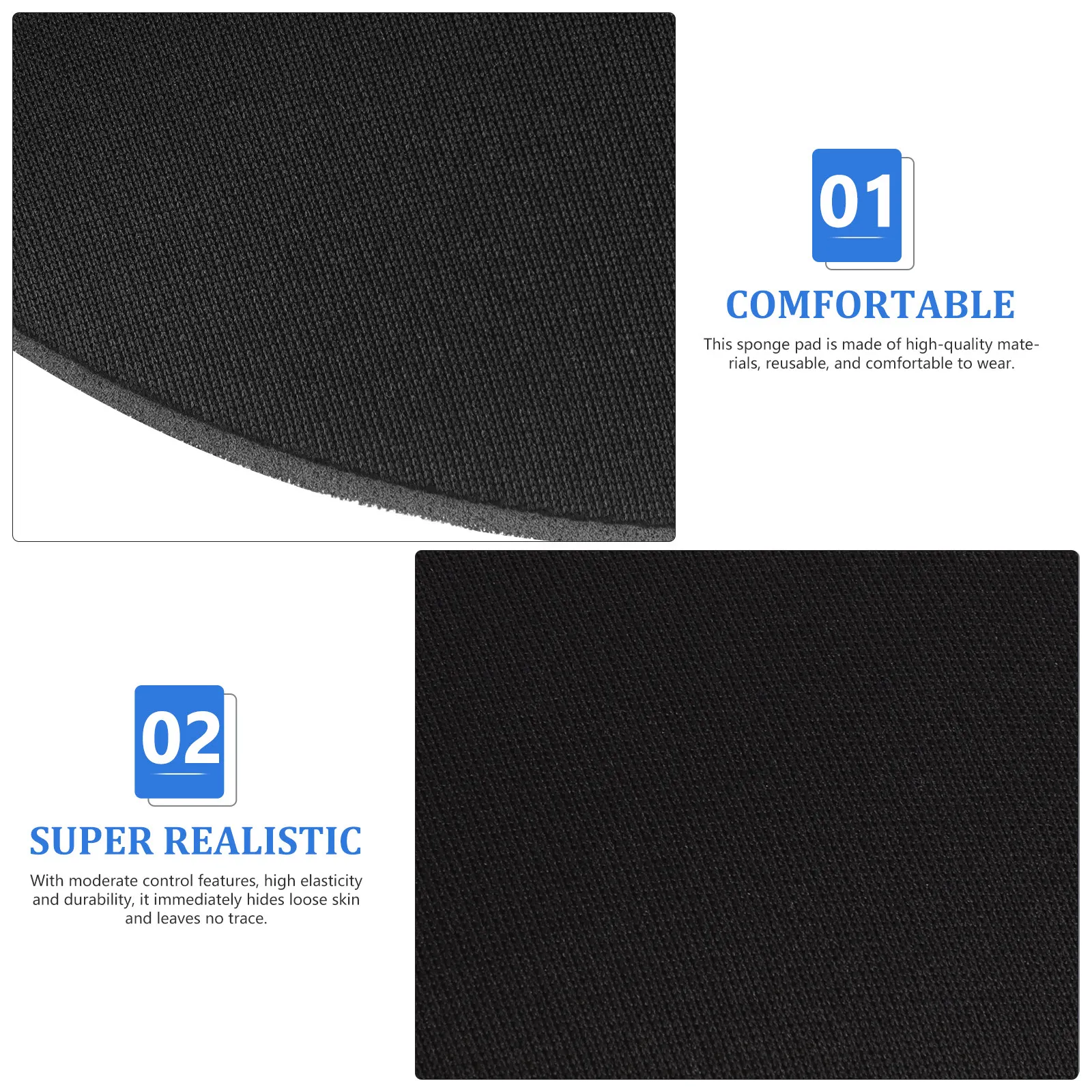 1Pair Realistic Hip Pad Insert for Butt Enhancement Under Any Clothing Dance Party Wedding Dating Hip Lifting Pads