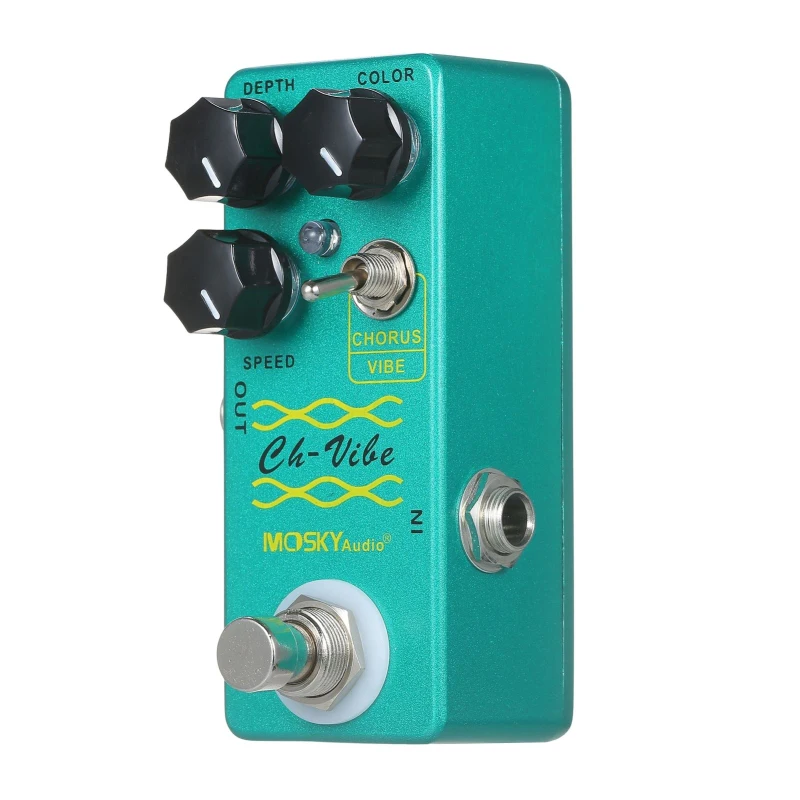 Chorus Vibe Effect Pedal Guitar Effects Pedal Single Mini Effect Pedal Musical Instrument Guitar Parts and Accessories