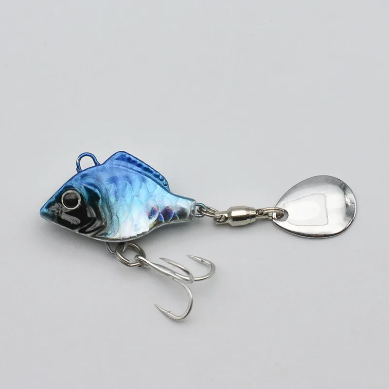 1 Stück 5~15g VIB Angelköder mit Schwanzspinner, Crankbait, Angel-Löffelköder, Klingenköder, sinkender Köder, Bass-Angeljigs, Angelköder – Detail 3