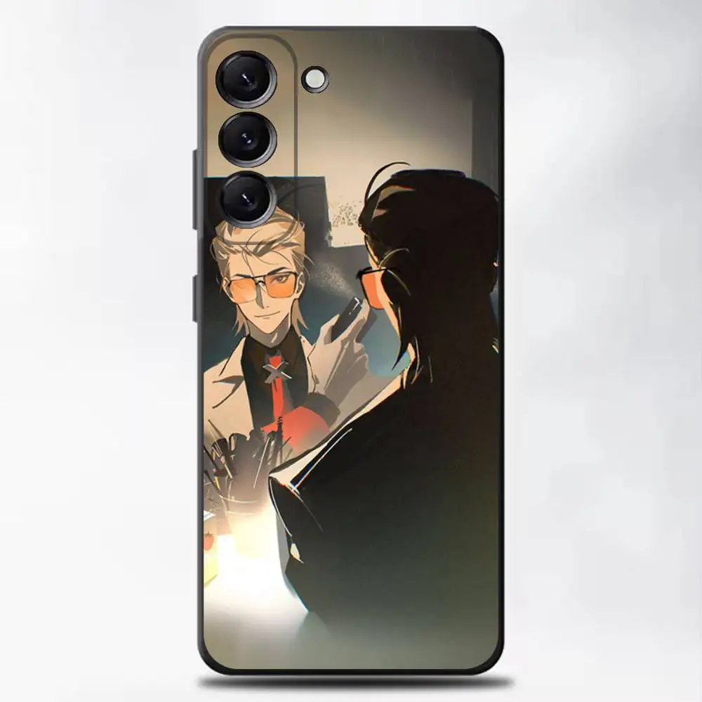 حافظة لهاتف سامسونج جالاكسي A13، A21s، A22، A31، A32، A52، A53، A71، A80، غلاف أسود ناعم