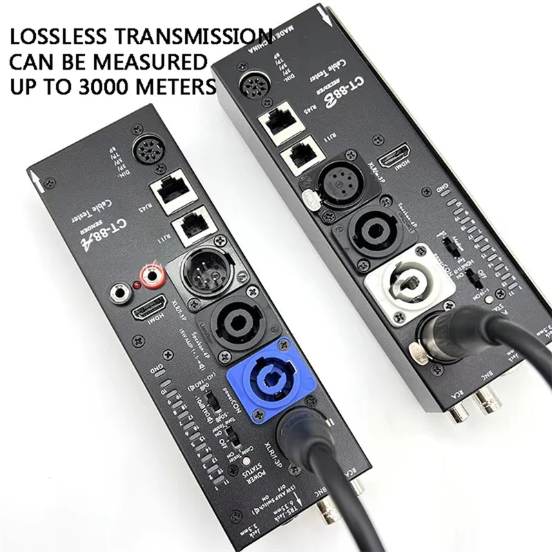 -FDDT Wire Tester CT-88 Separate Xlr Signal Line Meter -Compatible For Cable Tester