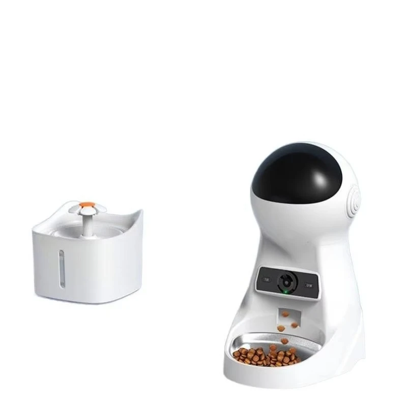 Smart APP Control Automatic Pet Feeder for Cats Dogs with Timed Quantified Feeding Camera Visual Self-Service Food Dispenser