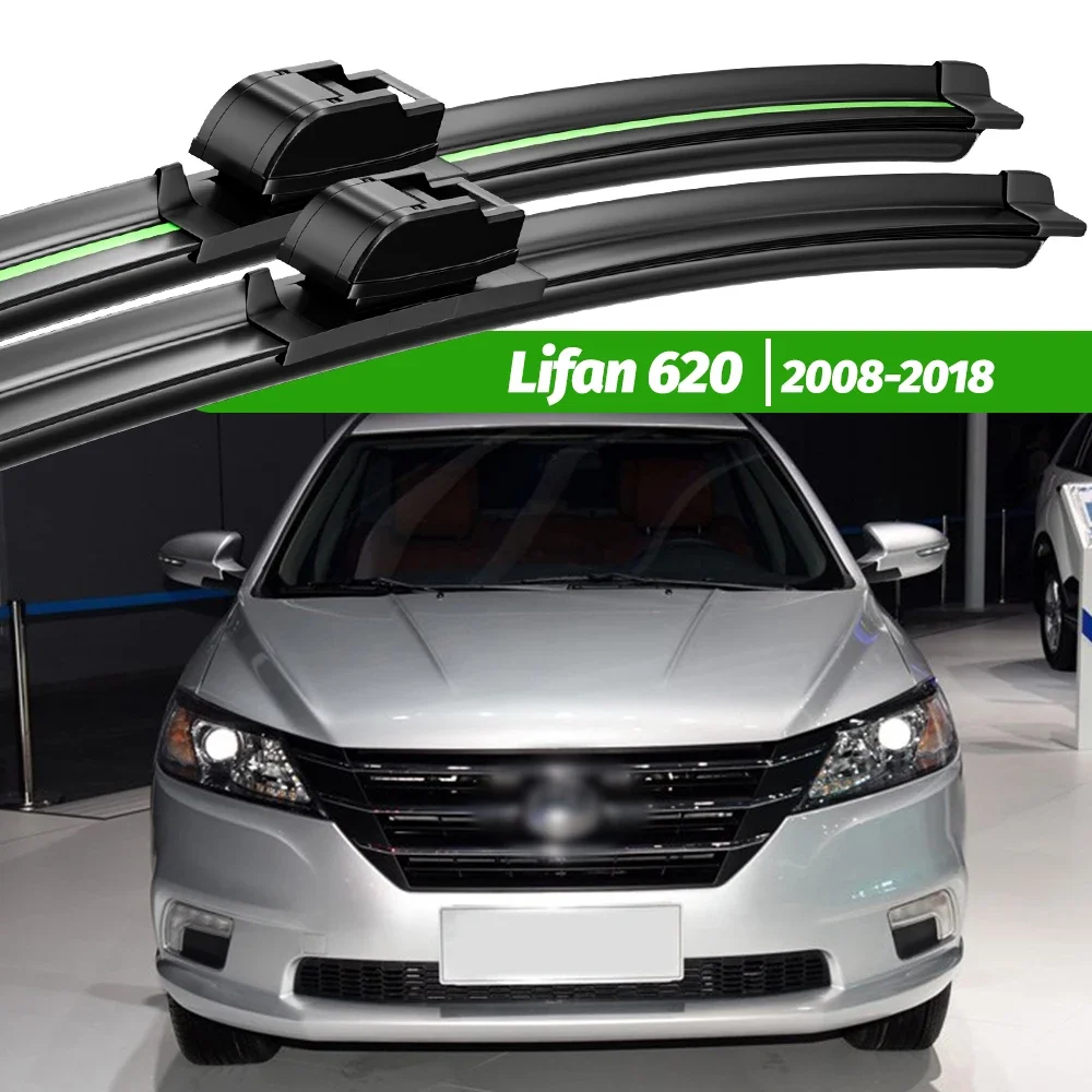 

For Lifan 620 2008-2018 2pcs Front Windshield Wiper Blades 2009 2010 2011 2012 2014 2015 2016 2017 Windscreen Window Accessories