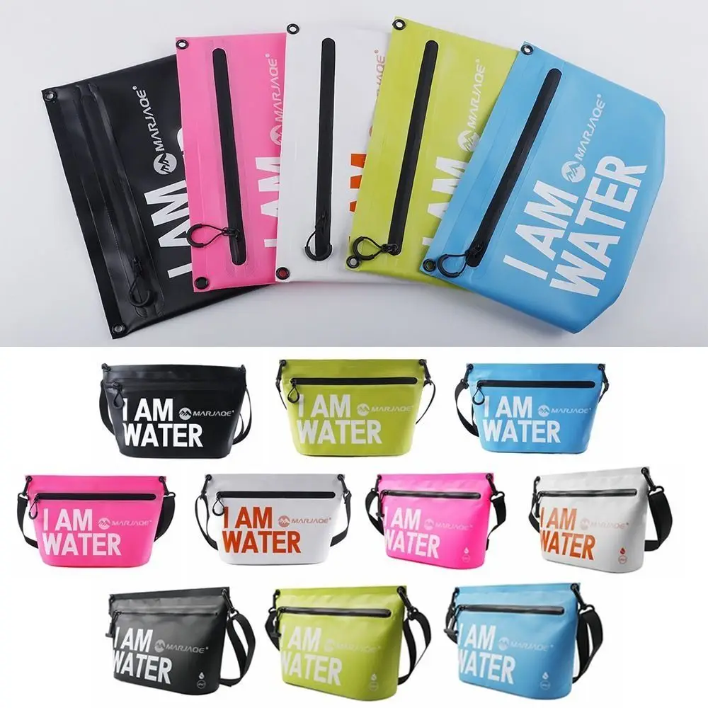 Creative Waterproof Storage Bag Durable PVC Waterproof Dry Bag Keep Gear Dry Large Capacity Rainproof Shoulder Bags Travel