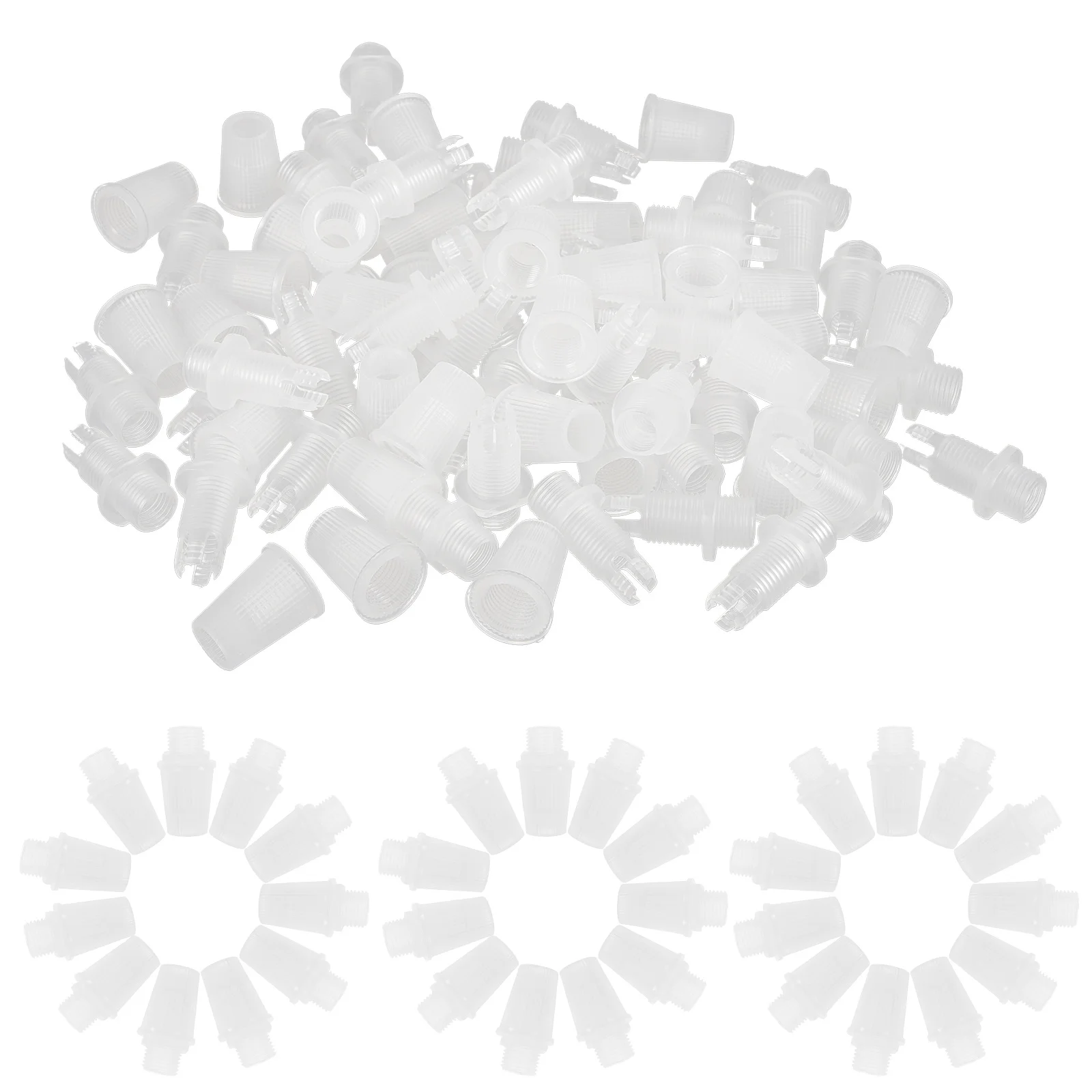 

100Pcs Strain Relief Cord Grips Cable Glands Electric Wire Clamps Pendant Light Ceiling Lamp Wire Strain Relief Connector