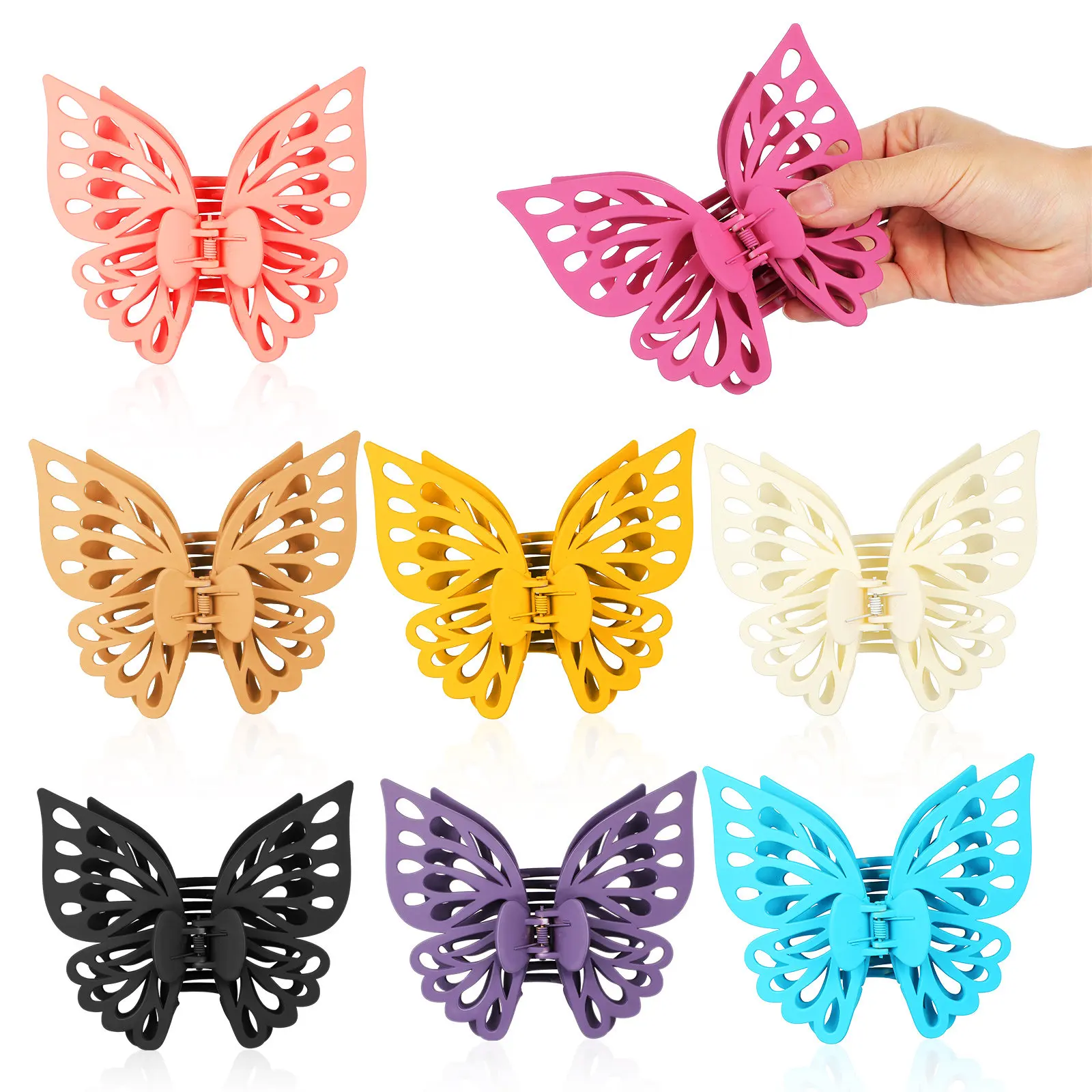 8pcs-delicate-butterflies-hair-barrettes-large-hair-clamps-for-women-everyday-party-wedding-birthday-prom-photo-styling