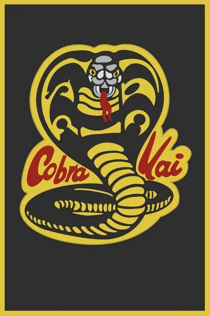 AMELIA SHARPE Vintage Retro tin Sign-Cobra Kai Karate-Wall Decoration Poster Family bar Restaurant Garage Cafe Art Metal Si sign