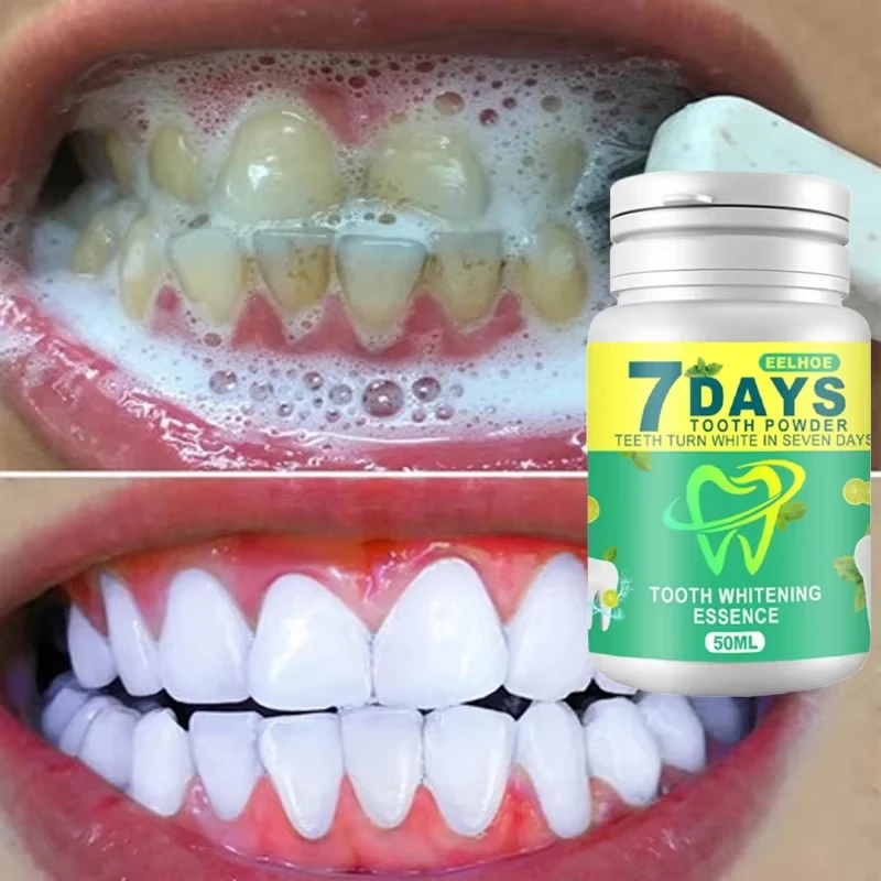 

5 Day Teeth Whitening Powder Remove Plaque Stains Toothpaste Deep Cleaning Fresh Breath Oral Hygiene Dentally Tools Teeth Care