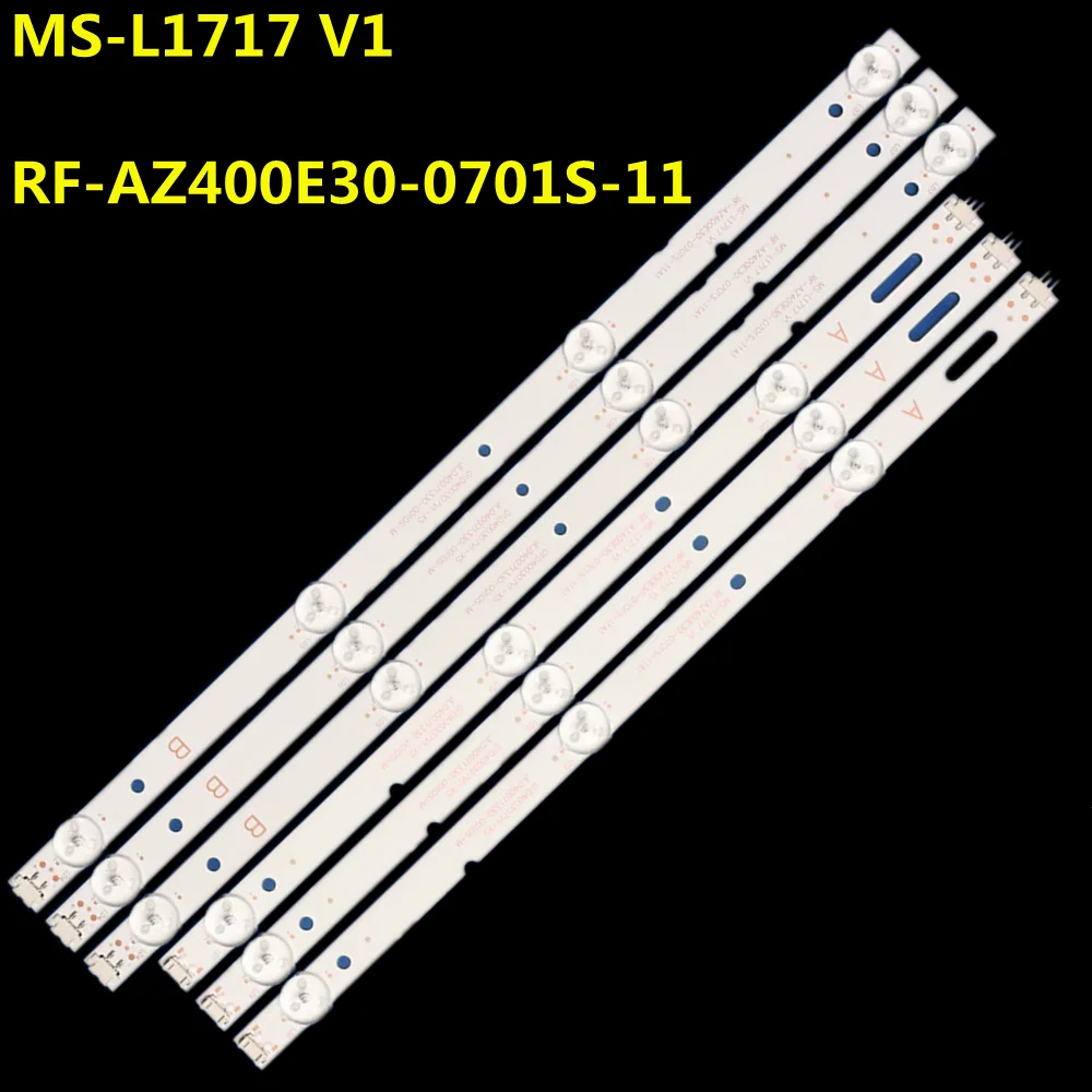 45PCS LED Strip 7 lamp  MS-L1717 RF-AZ400E30-0701S-11 JL.D40071330-001DS-M For 40L4750A 40L3750VM 40L48504B 40L48804M SDL400FY