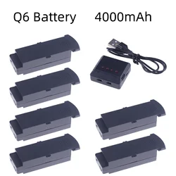 Q6 S6 G6 T6 K5 Battery 3.7V 4000mAh for G6 S6 8K RC Quadcopter Spare Parts For G6 Pro Rechargeable Lipo Battery