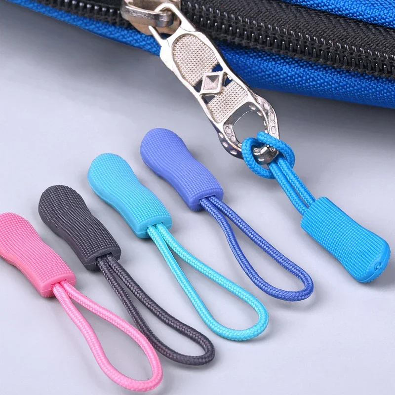 10/20/30 stücke Reiß verschluss Pull Puller End Fit Seil Tag Ersatz clip gebrochene Schnalle Fixer Reiß verschluss Schnur Tab Reisetasche Koffer Zelt