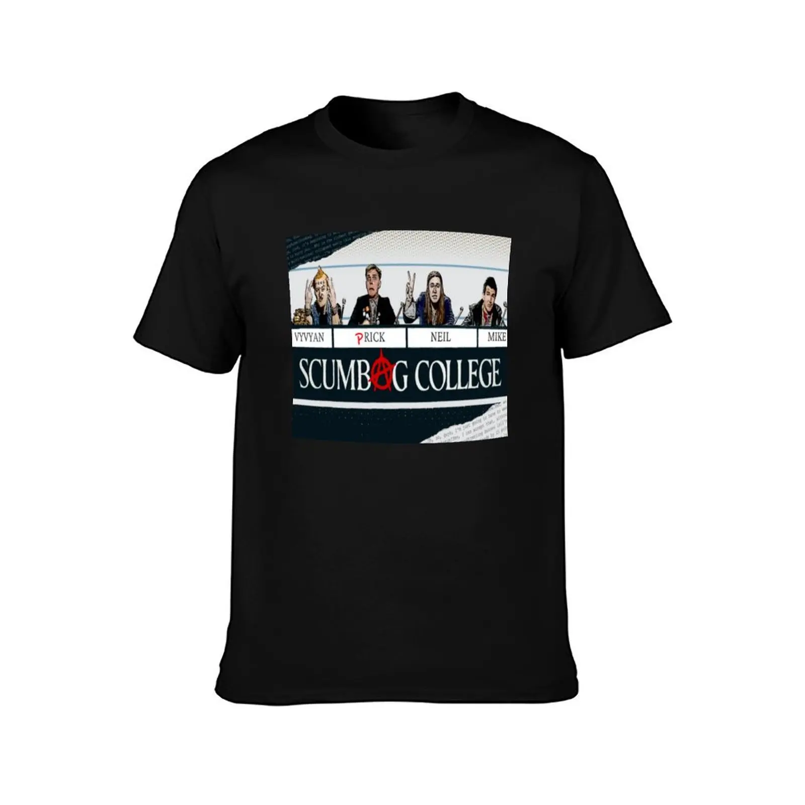 The Young Ones Scumbag College. T-Shirt Blouse cotton man t-shirts graphic t shirts mens vintage t shirts